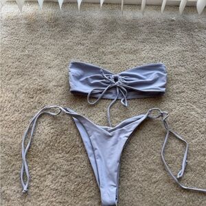 SHEIN Soft blue Bikini Set